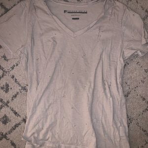 Prince Peter Vneck Slub Tee Beige